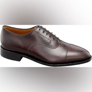 NEW!! Men’s Johnston & Murphy Melton Cap Toe Bordeaux  Oxford Lace Up Size 9EEE
